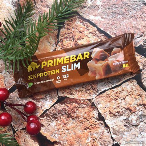 Протеиновый батончик Prime Kraft Primebar SLIM тоффи-карамель с ...