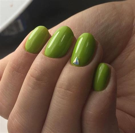 Маникюр На Короткие Ногти Салатовый Цвет — Richnail.ru