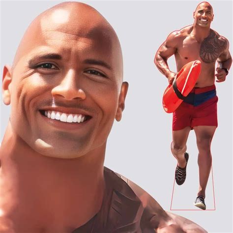 Ростовая фигура Дуэйн Скала Джонсон (Dwayne Johnson) вид 6 (675x1800 мм ...