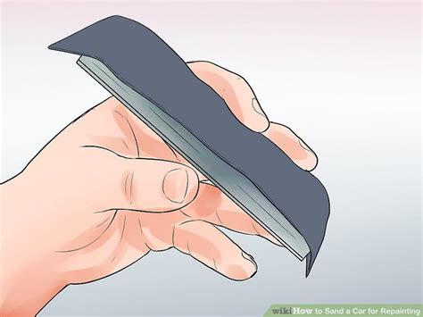 how to sand a car