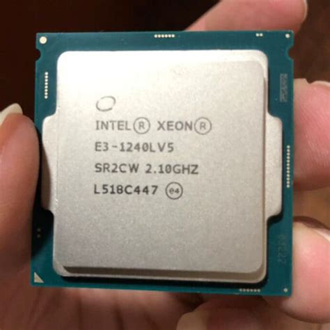 Intel Xeon E3-1240L V5 2.1GHz LGA 1151 SR2CW 25W 4Core CPU Processor ...
