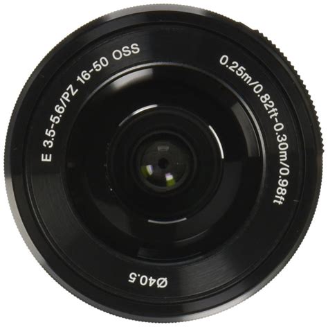 Sony Alpha SELP1650 E Mount PZ 16-50mm F3.5-5.6 OSS Power Zoom Lens ...