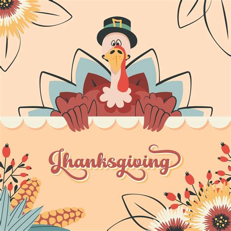 Fall season backdrop with berries, corn, foliage. Thanksgiving table