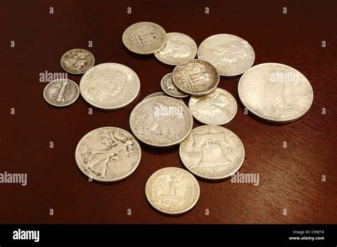 old american coins Stock Photo - Alamy