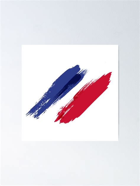 "french flag colors " Poster for Sale by scammycube | Redbubble