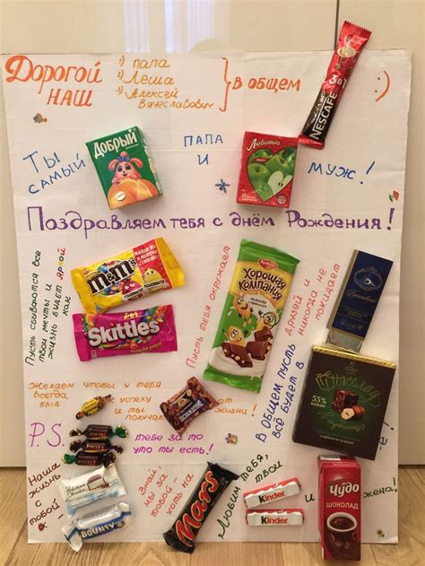 Плакат папе на день рождения | Простые подарки, Идеи подарков, Подарки ...
