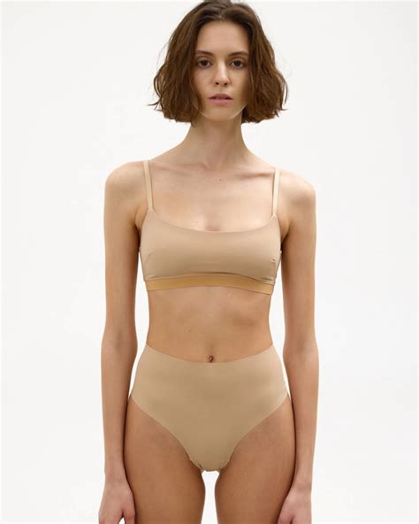 Sensual basics nude высокие слипы