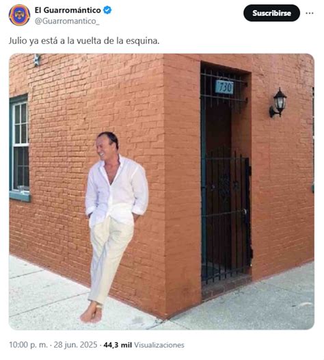 Memes: llega el mes que tiene a Julio Iglesias como protagonista