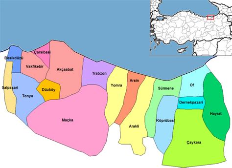 Trabzon Map and Trabzon Satellite Image