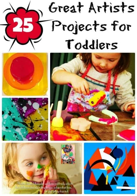 Art Projects for Toddlers - Great Artists