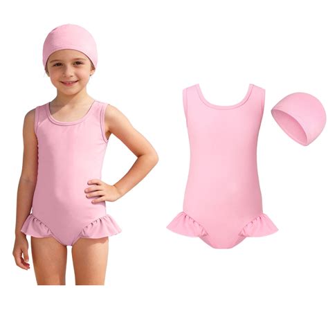 Girls Swimsuit Kids 1 Piece Swimsuit Girls Quick Dry Teen Bathing Suit