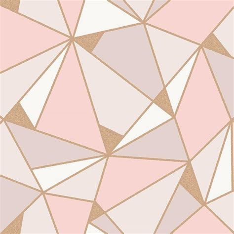 Famous Grey And Pink Geometric Wallpaper 2023