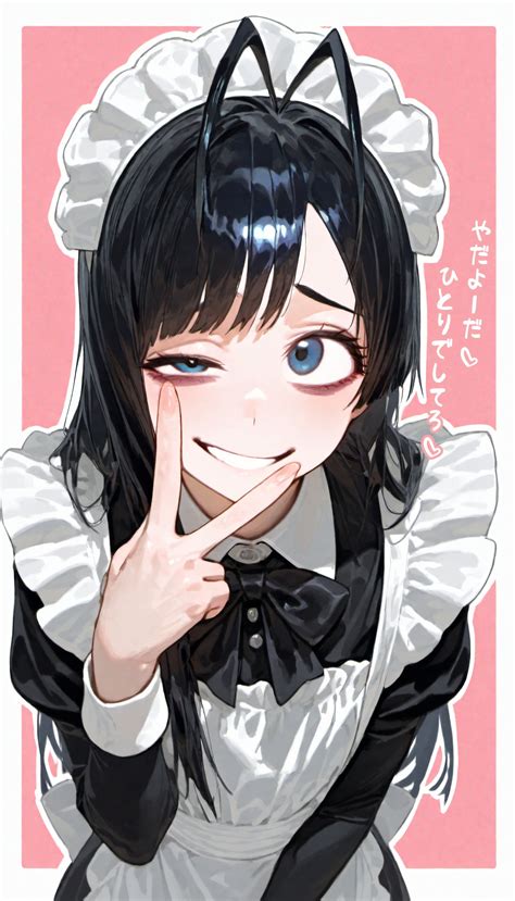 Safebooru - 1boy absurdres ai-generated antenna hair black hair bleach