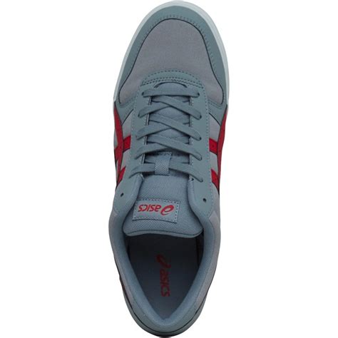Buy Asics Tiger Mens Aaron Trainers Stone Grey/Samba