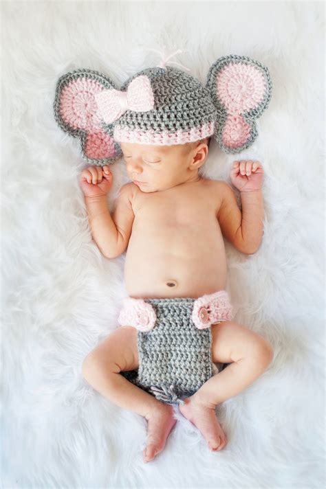 Elephant Baby Crochet PATTERN Instant Download Newborn-12 - Etsy