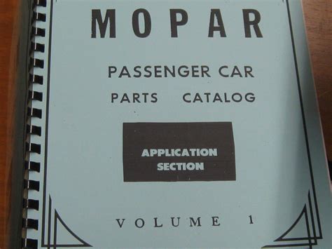 1974 Mopar Parts Catalog , 3 Volume Set | Then and Now Automotive