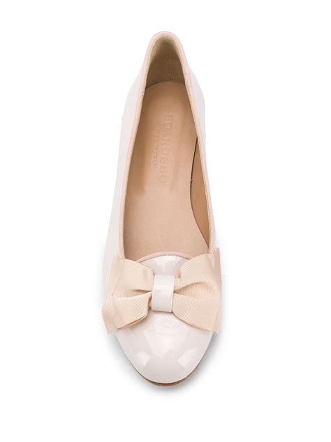 Scarosso Cloe Patent Leather Ballerina Shoes - Farfetch