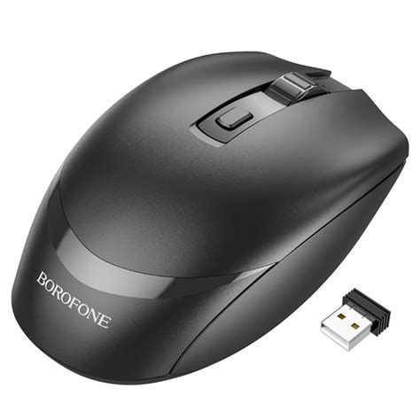Мышка беспроводная Borofone BG7 Platinum 2.4G business wireless black ...