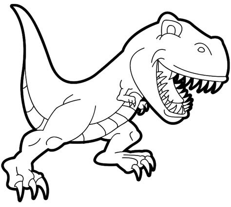 Desenho De Dinossauros Para Pintar