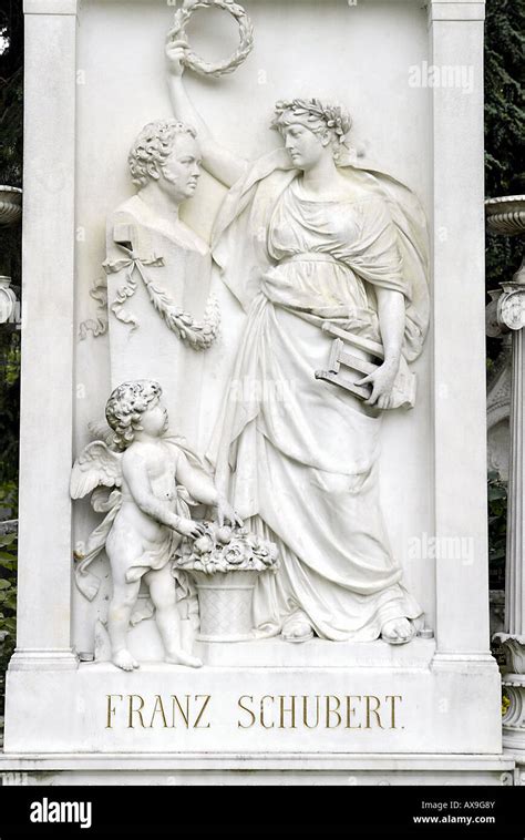 The grave of Franz Schubert at the Central Cemetery in Vienna, Austria ...