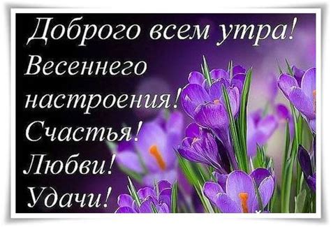 Доброе утро картинки красивые весенние
