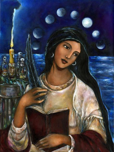 Mary Magdalene Portrait, Sacred Wisdom Print, Visionary Guide Art
