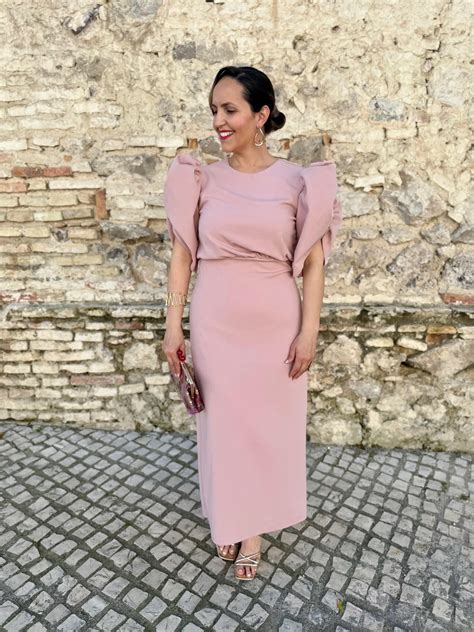 Vestido Cataleya. Color ROSA NUDE - El vestidor de Claudia