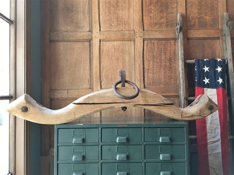 Antique Oxen Yoke, Antique Wooden Yoke, Wood OX Yoke, Primitive Decor ...