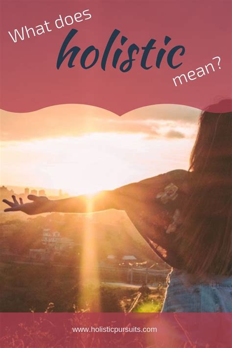 what does holistic mean? Holistic Medicine, Holistic Healing, Holistic ...
