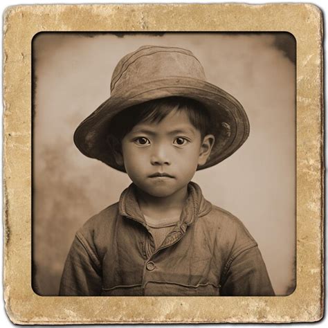Premium AI Image | Dreamcore Photo Realistic Antique Photo of a Little ...