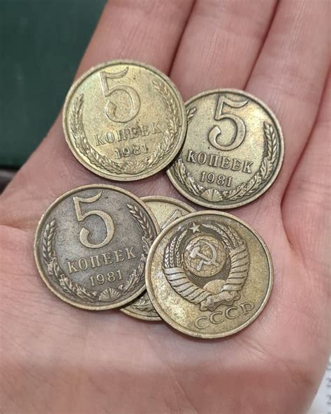 СССР. 5 копеек 1981 год.
