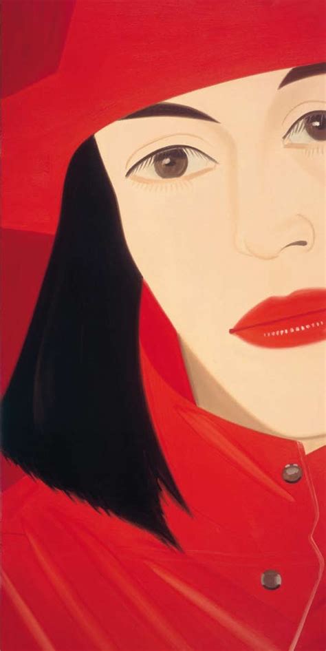 Alex Katz - (right) Red Coat - Contemporary Art