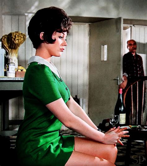 Tara King in little green dress - played by Linda Thorson in the