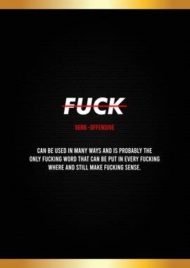 funny fuck definition poster picture metal print paint