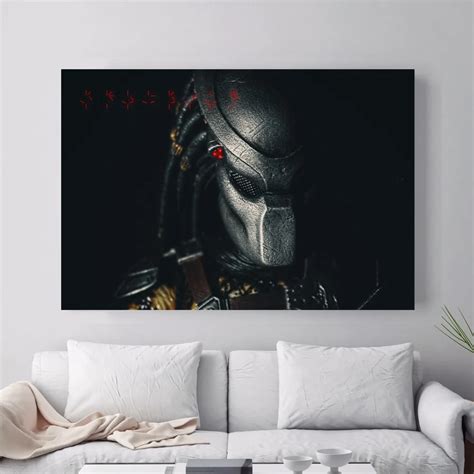 Predator Movie Figure Artwork Canvas Art Print Painting Poster Wall ...