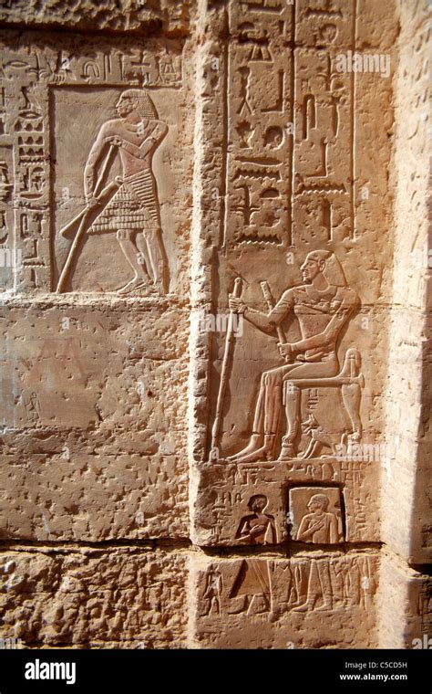 Relief on the facade of the tomb of Hekaib (23rd century BC), Qubbet el ...