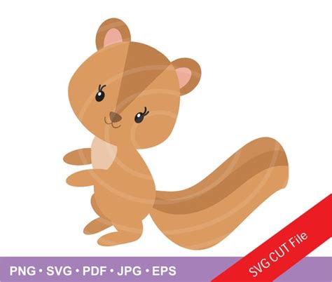 INSTANT Download. Squirrel Clip Art Image. Personal and | Etsy