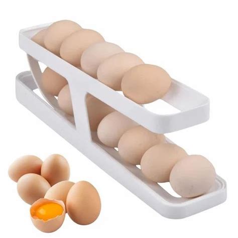 Plastic Rectangular EGG DISPENSER - Egg Holder For Refrigerator ...