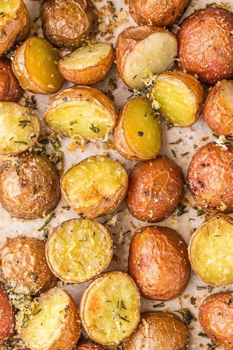lemon salt roasted potatoes recipe girl