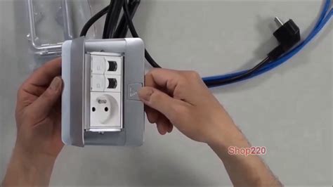 Установка розеток в лючок Legrand - YouTube