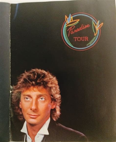 Vintage 1978 Barry Manilow 'Paradise Cafe' Tour Program