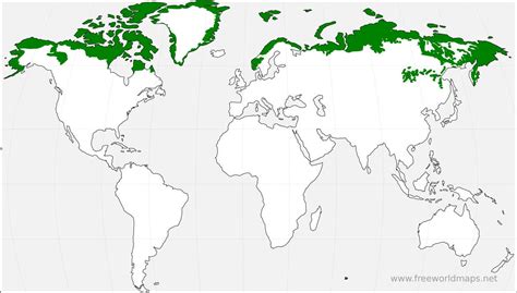 Biomes Map of the World