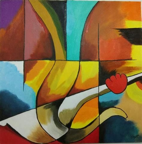 Modern Acrylic Painting at PaintingValley.com | Explore collection of ...