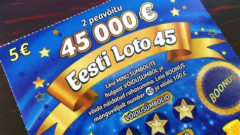 Eesti Loto 45 - YouTube