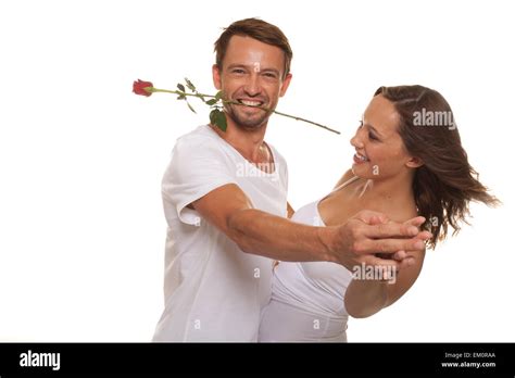 Romantic couple dancing Stock Photo - Alamy