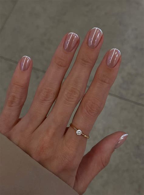 Everyone's Asking For Chrome French Nails — The Chicest Upgrade Yet