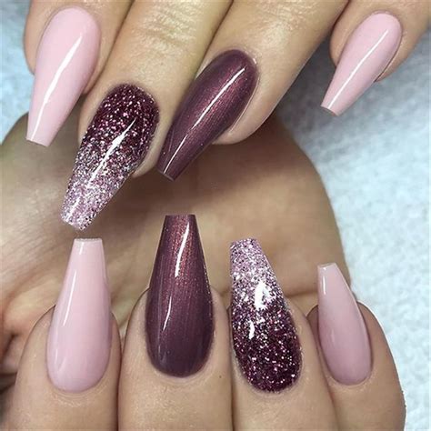 25 идей фиолетового маникюра с блестками | Nails, Gorgeous nails, Gel nails