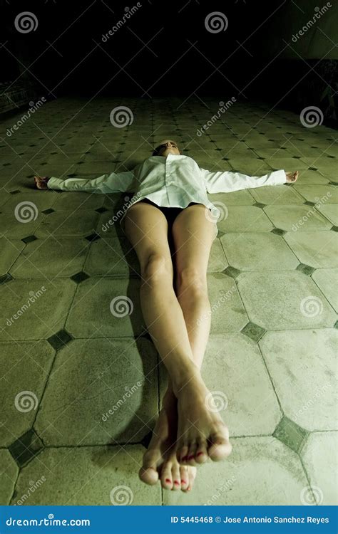 Crucified woman stock photo. Image of caucasian, easter - 5445468