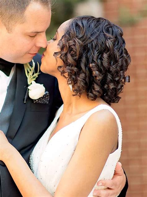 Short Curly Wedding Hairstyles