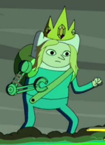 Image - S5e2 Farmworld Finn wearing crown.png | Adventure Time Wiki ...